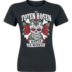 Bluzki asymetryczne: Die Toten Hosen Hasta La Muerte Koszulka damska czarny