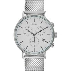 Timex THE FAIRFIELD Zegarek chronograficzny white/silvercoloured. Szare zegarki męskie Timex. W wyprzedaży za 458,10 zł.
