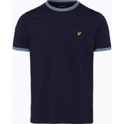 Lyle & Scott - T-shirt męski, niebieski. Czerwone t-shirty męskie marki House, l, z kontrastowym kołnierzykiem. Za 149,95 zł.