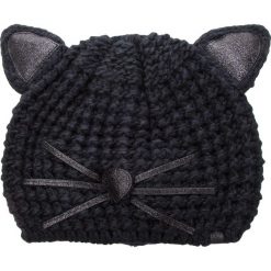 Czapka KARL LAGERFELD - 86KW3403 Black. Czarne czapki zimowe damskie KARL LAGERFELD, z materiału. Za 299,00 zł.