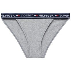 Figi klasyczne TOMMY HILFIGER UW0UW00726. Niebieskie figi damskie TOMMY HILFIGER, l, bez wzorów. Za 99,00 zł.