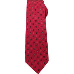 Krawat Męski, Czerwony w Drobne Kwiatki - Angelo di Monti KRADM1398. Czerwone krawaty męskie Angelo di Monti, w kwiaty. Za 25,00 zł.
