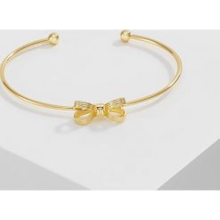 Bransoletki damskie: Ted Baker OLKEN MINI OPULENT BOW CUFF Bransoletka goldcoloured