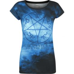 Bluzki asymetryczne: Supernatural Symbols Koszulka damska wielokolorowy