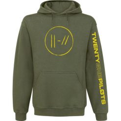 Twenty One Pilots Jumpseal Bluza z kapturem oliwkowy. Zielone bluzy męskie rozpinane marki Twenty One Pilots, m, z nadrukiem, z kapturem. Za 184,90 zł.