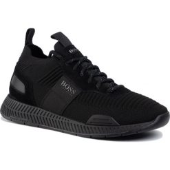 Sneakersy BOSS - Titanium 50414734 10220052 01 Black 001. Czarne sneakersy męskie Boss, bez zapięcia. W wyprzedaży za 589,00 zł.