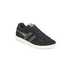 Buty Gola EQUIPE SUEDE. Czarne trampki męskie marki Gola, bez wzorów, bez zapięcia. Za 263,20 zł.