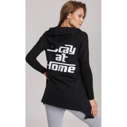 Czarna Bluza Alugana. Czarne bluzy damskie Renee, xl, bez wzorów, bez rękawów, bez kaptura. Za 89,99 zł.