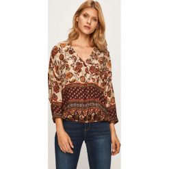 Desigual - Bluzka. Bluzki damskie Desigual, s, bez wzorów, z wiskozy, bez kołnierzyka, bez rękawów. W wyprzedaży za 179,90 zł.