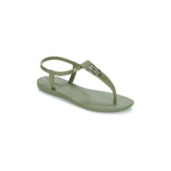 Sandały Ipanema PREMIUM SUNRAY SAND. Zielone sandały damskie Ipanema, bez wzorów, bez obcasa, bez zapięcia. Za 132,30 zł.