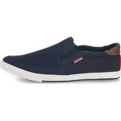 Tom Tailor tenisówki slip-on męskie 42 ciemnoniebieski. Niebieskie trampki męskie Tom Tailor, bez wzorów, bez zapięcia. Za 219,00 zł.