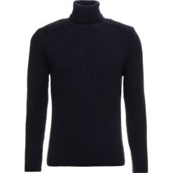 Schott NYC YANK Sweter navy. Niebieskie swetry klasyczne męskie marki Schott NYC, xl, z elastanu. Za 419,00 zł.