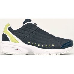 Tommy Jeans - Buty. Białe sneakersy męskie Tommy Jeans, z jeansu, na sznurówki. W wyprzedaży za 399,90 zł.