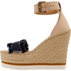Sandały damskie: See by Chloé Sandały na obcasie denim