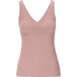 Sloggi Top Zero Feel Natural różowy female różowy M (40/42). Różowe topy damskie Sloggi, s, bez wzorów, z dekoltem w serek. W wyprzedaży za 65,00 zł.