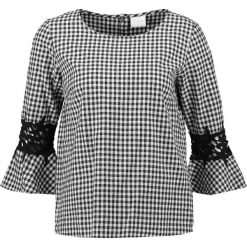 Bluzki damskie: Vila VIBAYLA SLEEVE Bluzka dark navy/cloud dancer