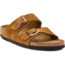 Klapki BIRKENSTOCK - Arizona Bs 1009527 Mink. Pomarańczowe klapki damskie Birkenstock, bez wzorów, ze skóry, bez obcasa. Za 349,00 zł.
