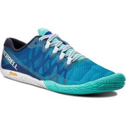 Buty MERRELL - Vapor Glove 3 J77718 Blue Sport. Niebieskie buty sportowe damskie Merrell, bez wzorów, z tworzywa sztucznego, sportowe, do biegania. W wyprzedaży za 249,00 zł.