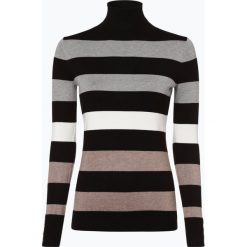 Marie Lund - Sweter damski, czarny. Czarne golfy damskie Marie Lund, xxl, w paski. Za 99,95 zł.