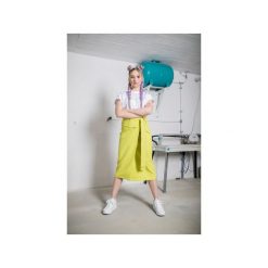 Lime Enve Skirt. Zielone spódniczki damskie Rest_factory, s, bez wzorów, z satyny, asymetryczne. Za 219,00 zł.