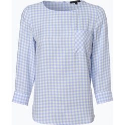 Marc O'Polo - Bluzka damska, niebieski. Niebieskie bluzki damskie Marc O'Polo, bez wzorów, z tkaniny, polo, bez rękawów. Za 149,95 zł.