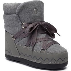 Śniegowce BOGNER - Trois Vallees 8A 393 1584 Grey 06. Szare kozaki damskie Bogner, na zimę, ze skóry ekologicznej, bez obcasa, bez zapięcia. Za 1499,00 zł.