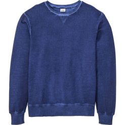 Bluza dresowa bonprix kobaltowy. Niebieskie bluzy męskie bonprix, s, bez wzorów, z dresówki, z okrągłym kołnierzem, bez rękawów, bez kaptura. Za 109,99 zł.