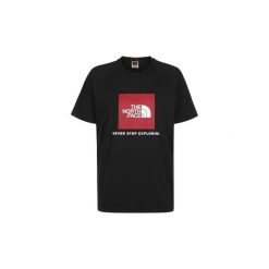 T-shirty z krótkim rękawem The North Face Rag Red Box BQOJK3. Czarne t-shirty męskie The North Face, xl, bez wzorów, bez kołnierzyka, krótkie. Za 146,23 zł.