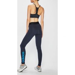 Adidas Performance - Legginsy. Niebieskie spodnie damskie adidas Performance, s, bez wzorów, z elastanu. W wyprzedaży za 119,90 zł.