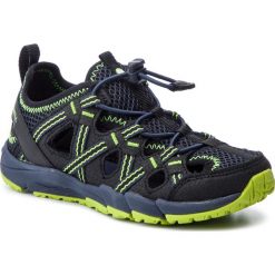 Sandały MERRELL - M-Hydro Chp Shan MK261264 Blk/Ny/L. Czarne sandały chłopięce Merrell, ze skóry, bez zapięcia. W wyprzedaży za 179,00 zł.