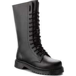 Buty zimowe damskie: Glany ALTERCORE – 652 Black