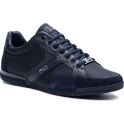 Sneakersy BOSS - Saturn 50407672 10216105 01 Dark Blue 401. Niebieskie sneakersy męskie Boss, bez zapięcia. Za 619,00 zł.