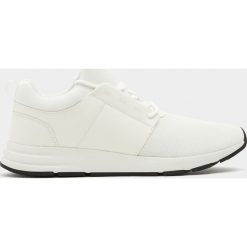 Buty sportowe męskie: Białe buty sportowe z elastyczną cholewką