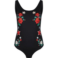 Pinko Body "Dueville". Body damskie Pinko, z haftami, z tkaniny. Za 379,00 zł.