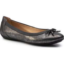 Baleriny GEOX - D Charlene A D84Y7A 0PVBC C9004 Anthracite. Szare baleriny damskie Geox, bez wzorów, ze skóry ekologicznej, bez obcasa, bez zapięcia. W wyprzedaży za 179,00 zł.