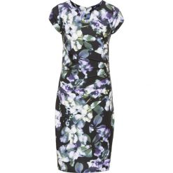 Sukienki: Sukienka bonprix lila-zielony w kwiaty