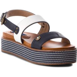 Rzymianki damskie: Sandały WRANGLER – Sunset Midory WL181646 White/Blue 423