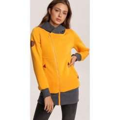 Żółta Bluza Lynneli. Żółte bluzy damskie Renee, s, bez wzorów, bez rękawów, bez kaptura. Za 119,99 zł.
