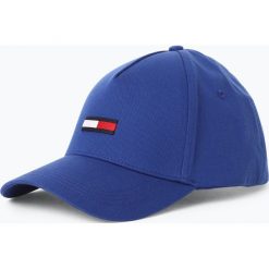 Tommy Jeans - Męska czapka z daszkiem, niebieski. Niebieskie czapki męskie marki Tommy Jeans, z haftami, z jeansu, klasyczne. Za 129,95 zł.