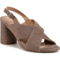 Sandały IGI&CO - 5192244 Fango. Szare klapki damskie IGI&CO, bez wzorów, ze skóry, bez obcasa, na obcasie. W wyprzedaży za 389,00 zł.