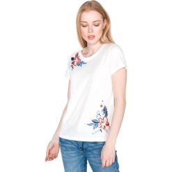 Pepe Jeans Dhalia Koszulka Biały. Białe koszulki damskie Pepe Jeans, s, z haftami, z bawełny, bez kołnierzyka. Za 180,95 zł.
