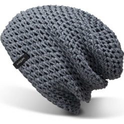 Czapki damskie: Woox Wiosenna Czapka Krasnal Unisex |Handmade| Grafitowa Frigus Beanie Stahl – Frigus Beanie Stahl – – 8595564755104