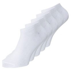 Jack&Jones Skarpetki Dongo Socks 5 paczek Noos P-48 White Main. Białe skarpetki męskie Jack&Jones, bez wzorów. W wyprzedaży za 37,00 zł.