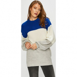 Trendyol - Sweter. Swetry damskie Trendyol, s, bez wzorów, z wełny, z krótkim rękawem, krótkie, bez kaptura. W wyprzedaży za 49,90 zł.
