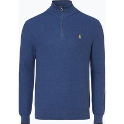 Polo Ralph Lauren - Sweter męski, niebieski. Niebieskie swetry klasyczne męskie marki Polo Ralph Lauren, xl, z bawełny, polo. Za 399,95 zł.