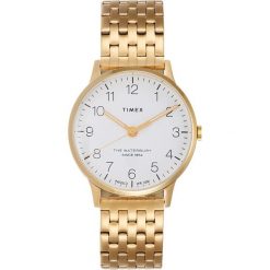 Timex WATERBURY CLASSIC CASE AND BRACELET Zegarek goldcoloured. Żółte, analogowe zegarki damskie Timex. Za 539,00 zł.