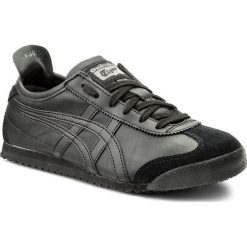 Sneakersy ONITSUKA TIGER - Mexico 66 D4J2L Black/Black 9090. Czarne sneakersy damskie Onitsuka Tiger, ze skóry. W wyprzedaży za 259,00 zł.