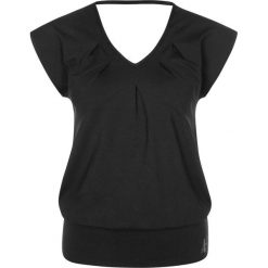 Topy sportowe damskie: Curare Yogawear WIDE Tshirt z nadrukiem black