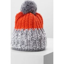 Czapki damskie: Eisbär FOCUS POMPON Czapka graumele/darkorange