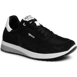 Sneakersy IGI&CO - 5127400 Nero. Czarne sneakersy męskie IGI&CO, na co dzień, bez wzorów, z zamszu, eleganckie, bez zapięcia. W wyprzedaży za 279,00 zł.